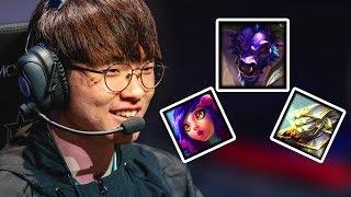 Everything FAKER did at All-Star 2018 (Godly Plays & BMs)