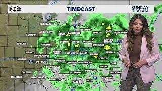 DFW Weather: Full weekend rain timeline - how much and when?