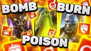 BEST of the BEST -- HP BURN, POISON & BOMB Champs!
