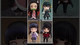 Nezuko vs Yor vs Hinata vs Yumeko#animedit