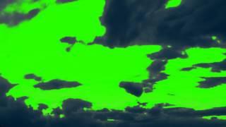 real dark cloud in green screen free stock footage