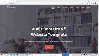 Vuejs | Vue 3 Bootstrap 5 Website Template Free