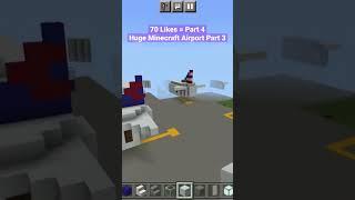 Huge Minecraft Airport Part 3: #shorts #aviation #airports