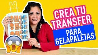 TUTORIAL - CREA TUS PROPIAS PLANTILLAS PARA TRANSFERS DE GELAPALETAS | IMPRESIONES COMESTIBLES