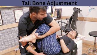 Tailbone adjustment| Coccydynia treatment| #chiropractorinindia| #bangalore| #hyderabad| dr pankaj