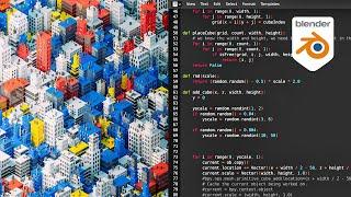 Artistic Coding in Blender by David Mignot
