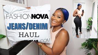 FASHIONOVA JEANS DENIM TRY ON HAUL | SIZE 9