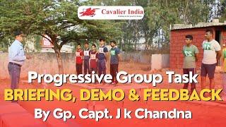 Live Demo of Progressive Group Task || Real-Time Tips by Gp. Capt. JK Chandna || Best SSB Coaching