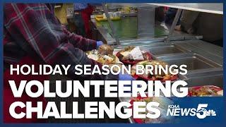 Holiday season brings some challenges when it comes to scheduling volunteers