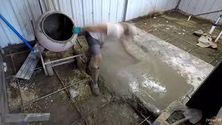 How To Pour A Concrete Slab 250sqft