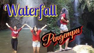 Waterfall pengempu tempat wisata tersembunyi yang keren dan asri sepi di bali.