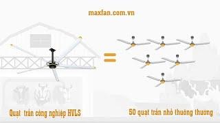 QUẠT TRẦN CÔNG NGHIỆP HVLS - QUẠT TRẦN CÁNH LỚN