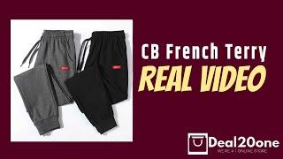 Pack of 2 CB French Terry Trousers - Real Product Video