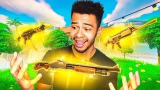 ARME MYTHIQUE CHALLENGE ! FAIRE TOP 1 avec LES ARMES MYTHIQUES du CHAPITRE 5 FORTNITE ! (extrême)