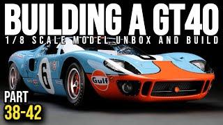 Building the DeAgostini Ford GT40 1/8 scale model | Stage 38 - 42 | Unboxing & Assembly Guide