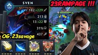 OG.23savage SVEN RAMPAGE – Unstoppable Carry Power! 7.38b