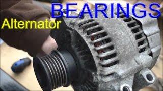 Take Apart Alternator - $1.50 Repair - Bearing Replacement - MINI Cooper Squeaking