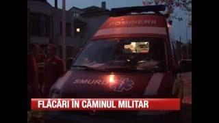 Flăcări în căminul militar - Stiri si emisiuni Dobrogea Tv - Aproape de oameni