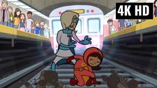 Miss Power Beats Up WordGirl