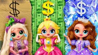 Rich, Broke and Giga Rich Princesses / 30 LOL OMG DIYs