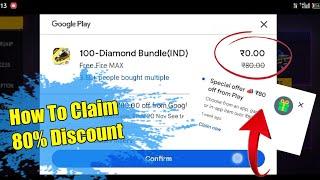 How To Claim Play Store Discount Offer | How To Use Play Store Discount In Free Fire | Visu Gaming