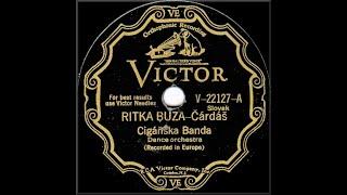 Slovak 78rpm recordings 1926 VICTOR V-22127. Assentirka-Verbung /Ritka buza –čárdáš. Cigáňska Banda