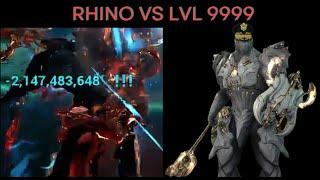 Warframe | Rhino vs Level 9999 | Immortal + Easy | 2024 | Level cap builds