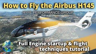 HOW TO FLY THE AiRBUS H145 | Engine Startup, Flight Techniques Tutorial PLUS My Home Sim Sneek Peek!