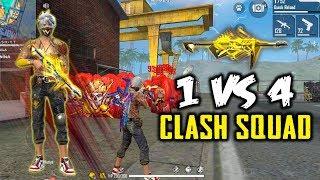 SOLO VS SQUAD CLASH SQUAD EPIC MATCH GAMEPLAY - GARENA FREE FIRE