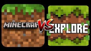 Minecraft PE VS Exploration: Building Craft