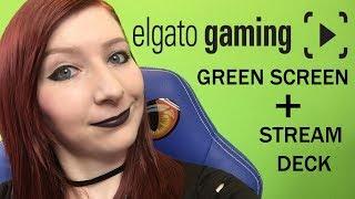 THANKS ELGATO!! ELGATO GREEN SCREEN & STREAM DECK SETUP AND TUTORIAL VIDEO!