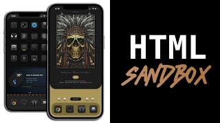 HTML Sandbox For iPhone iOS 15 & iOS 14 (No Jailbreak)