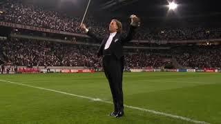 André Rieu playing before the Ajax - Olympic Marseille game