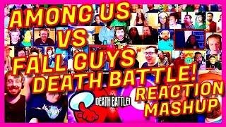 AMONG US VS FALL GUYS: DEATH BATTLE! - REACTION MASHUP - MOST FUN DEATH BATTLE? - [ACTION REACITON]