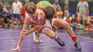 120 – Brandon Anderson {G} of Illinois Cornstars vs. Caleb Halfacre {R} of Midwest RTC IN