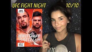 ASMR UFC Fight Night Ramble *Whittaker vs. Gastelum*