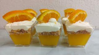 Orange Dessert Cups |Summer Fruit Desserts | Easy Orange Recipe