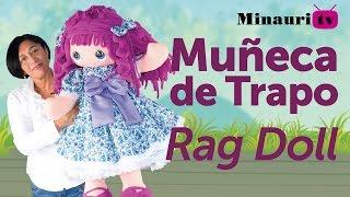  Muñeca de trapo muy grande (Large Rag Doll)-(Free Pattern-Patrón www.minauri.com/muneca-de-trapo/)