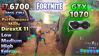 GTX 1070×CORE i7 6700/fortnite chapter5 Season2/performance DirextX 11/FPS TEST/フォートナイト/2024