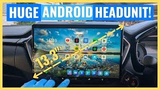 MASSIVE Joying 13" Android Headunit UPGRADE | Easy DIY How-To Guide and Demo