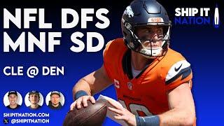 NFL Week 13 MNF Showdown | Browns @ Broncos | DraftKings DFS Picks, Plays & Process