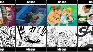 20 Times Manga Was More Wild Than The Anime | One Piece