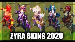 All Zyra Skins Spotlight 2020 (League of Legends)