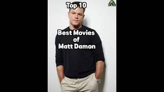 Top 10 Best Movies of Matt Damon #mattdamon #thebourneidentity #themartian #oppenheimer