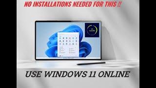 How To Use Windows 11 Online || MACRO IT SOLUTIONS