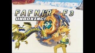 DRAIN Fafnir F3 unboxing! ~ BEYBLADE BURST!