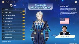 English Neuvillette Voice Lines by Ray Chase (Eng Sub)
