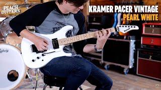 No Talking...Just Tones | Kramer Pacer Vintage Pearl White