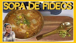 Cómo hacer sopa de fideos (pasta) colombiana / Cocina Con Nelu