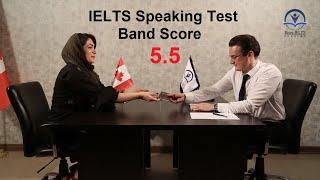 IELTS Speaking test band score of 5.5 with feedback